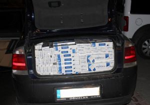 25 bin paket kaçak sigara yakalandı